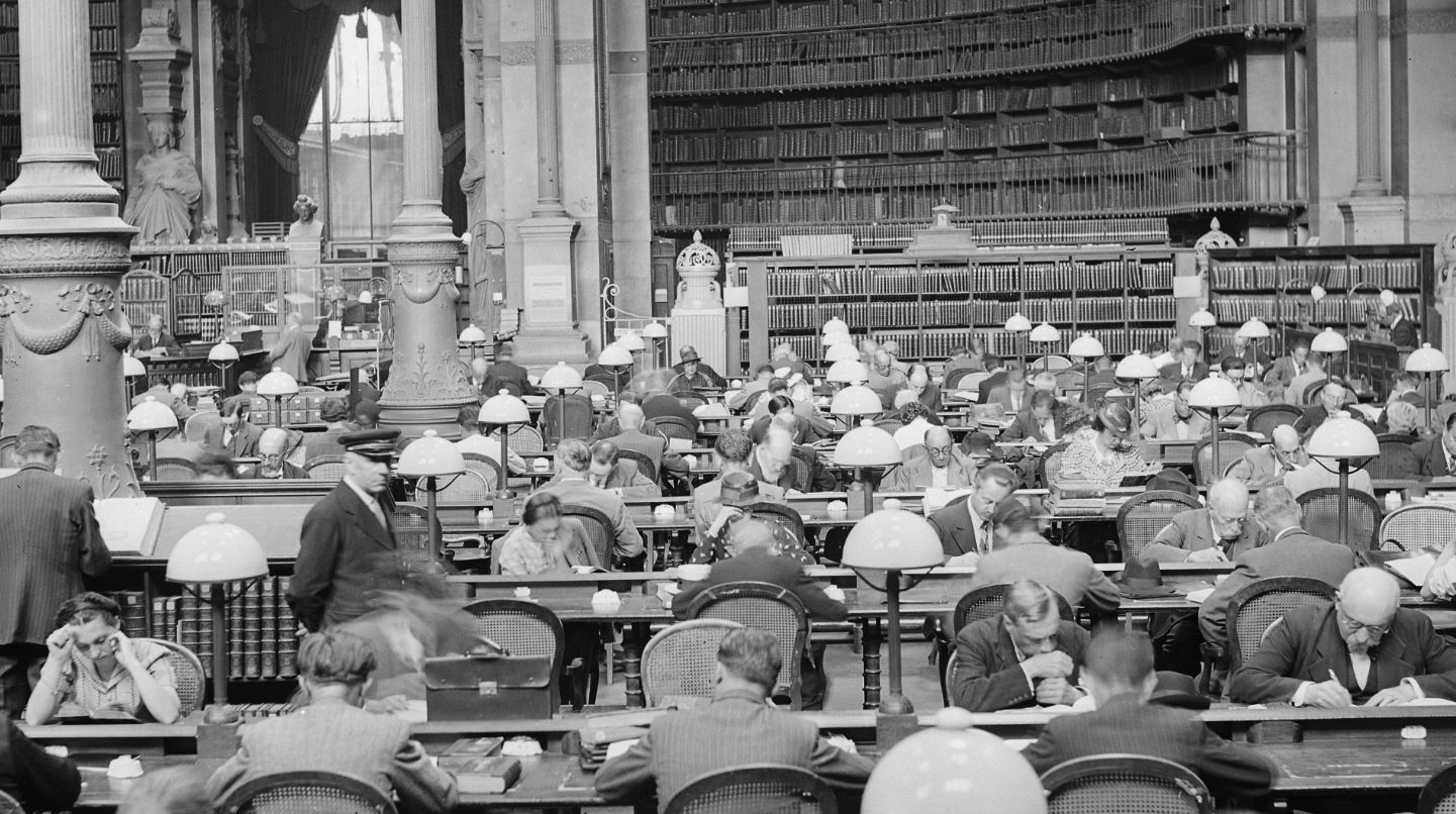 Salle Labrouste, Bibliothèque nationale.