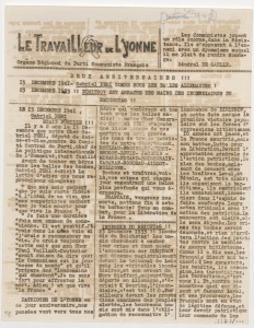 Le Travailleur de l'Yonne. Coll.MRN